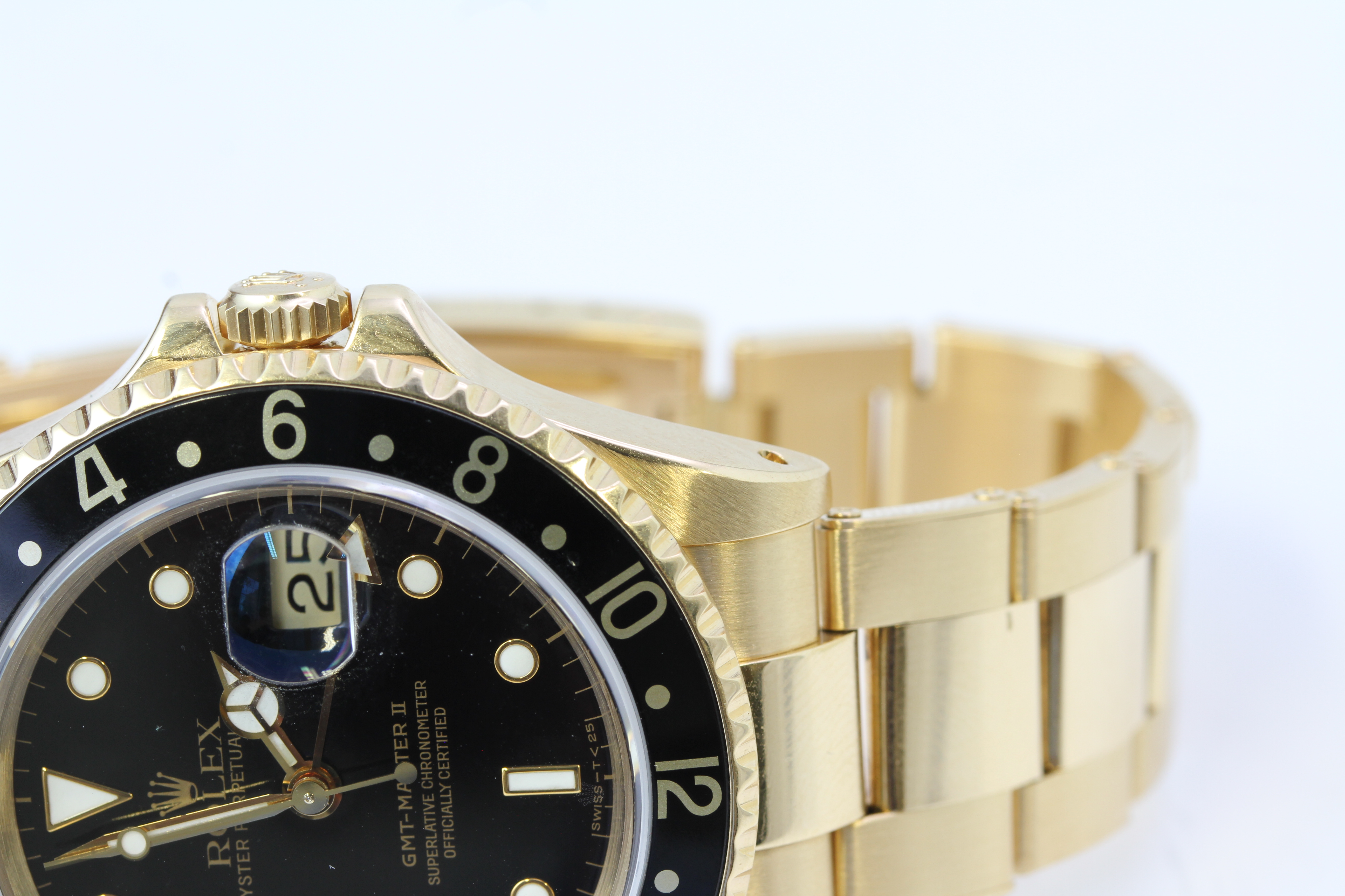 18CT ROLEX GMT MASTER 16718 WITH BOX RECENTLY SERVICED CIRCA 1991 - Image 13 of 14