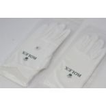 ROLEX WHITE AUTHORISED DEALER GLOVES