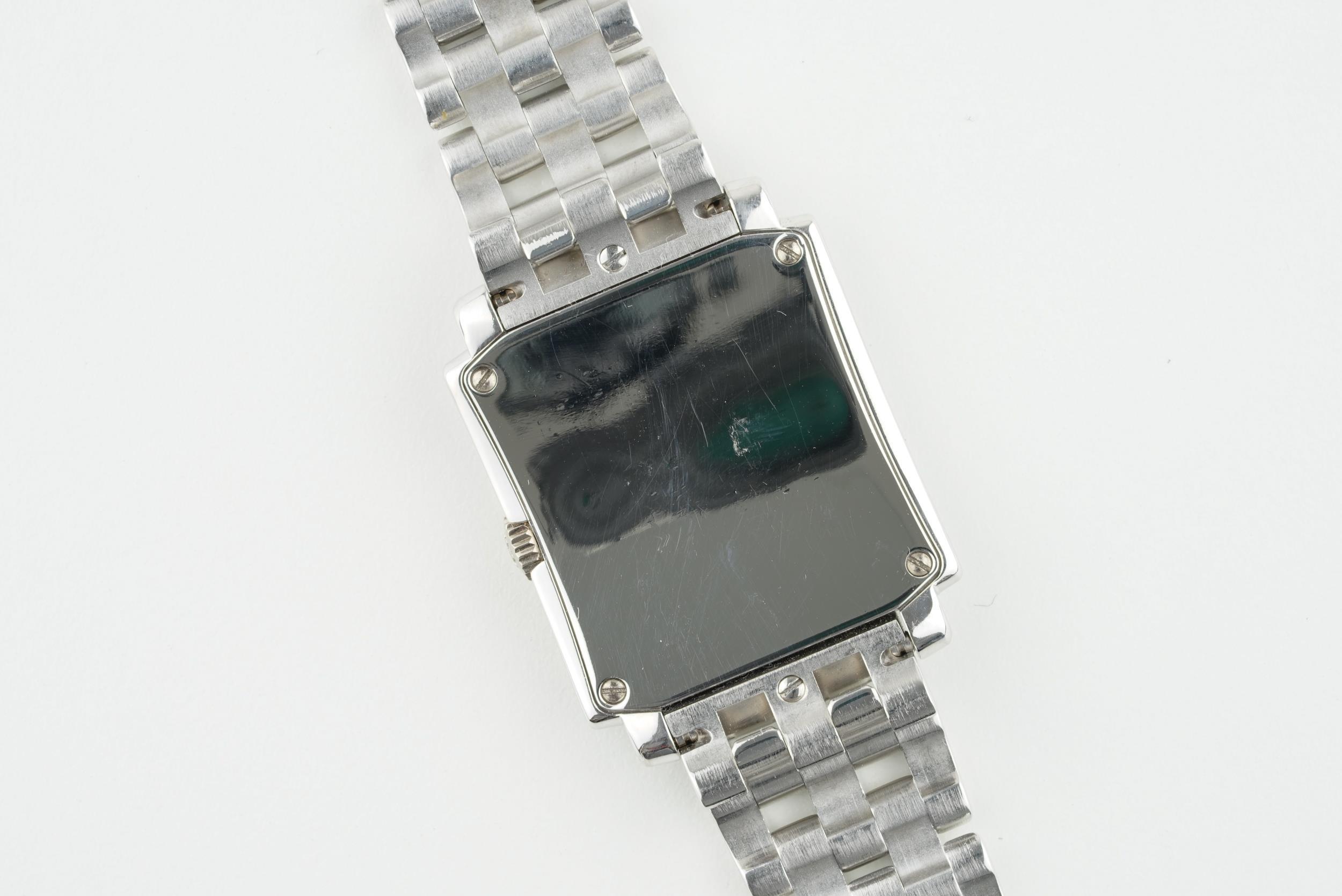 PATEK PHILIPPE GONDOLO 18CT WHITE GOLD WRISTWATCH REF. 5024/1, rectangular white dial with arabic - Image 2 of 3