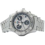 GENTLEMAN'S TAG HEUER PROFESSIONAL 2000 CHRONOGRAPH, 560.206, CIRCA. 1990S, circular silver dial