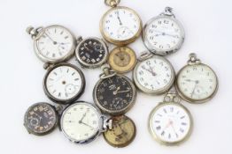 *TO BE SOLD WITHOUT RESERVE*13 POCKET WATCHES