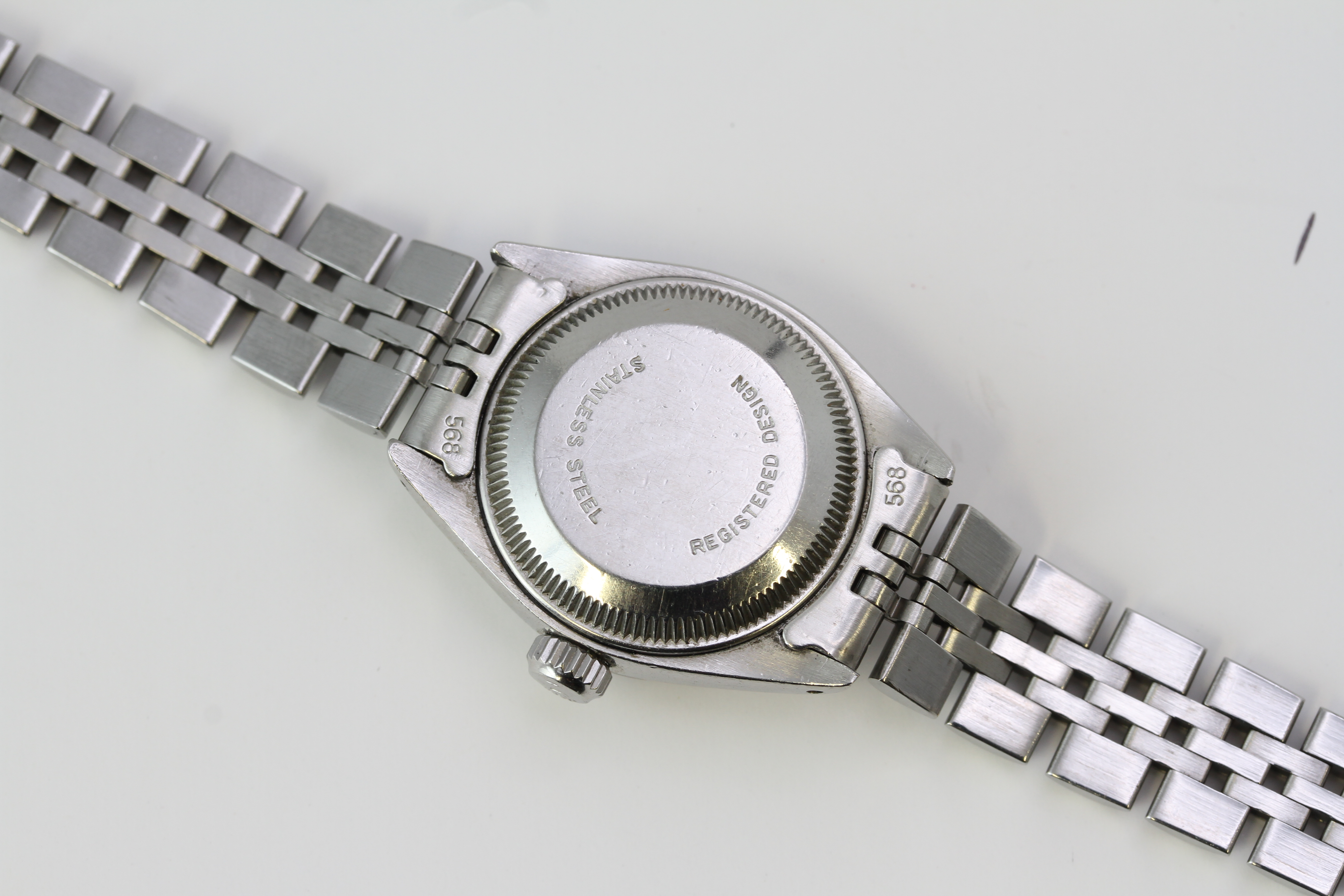 LADIES ROLEX OYSTER PERPETUAL DATE REFERENCE 6919 CIRCA 1980 - Image 2 of 4