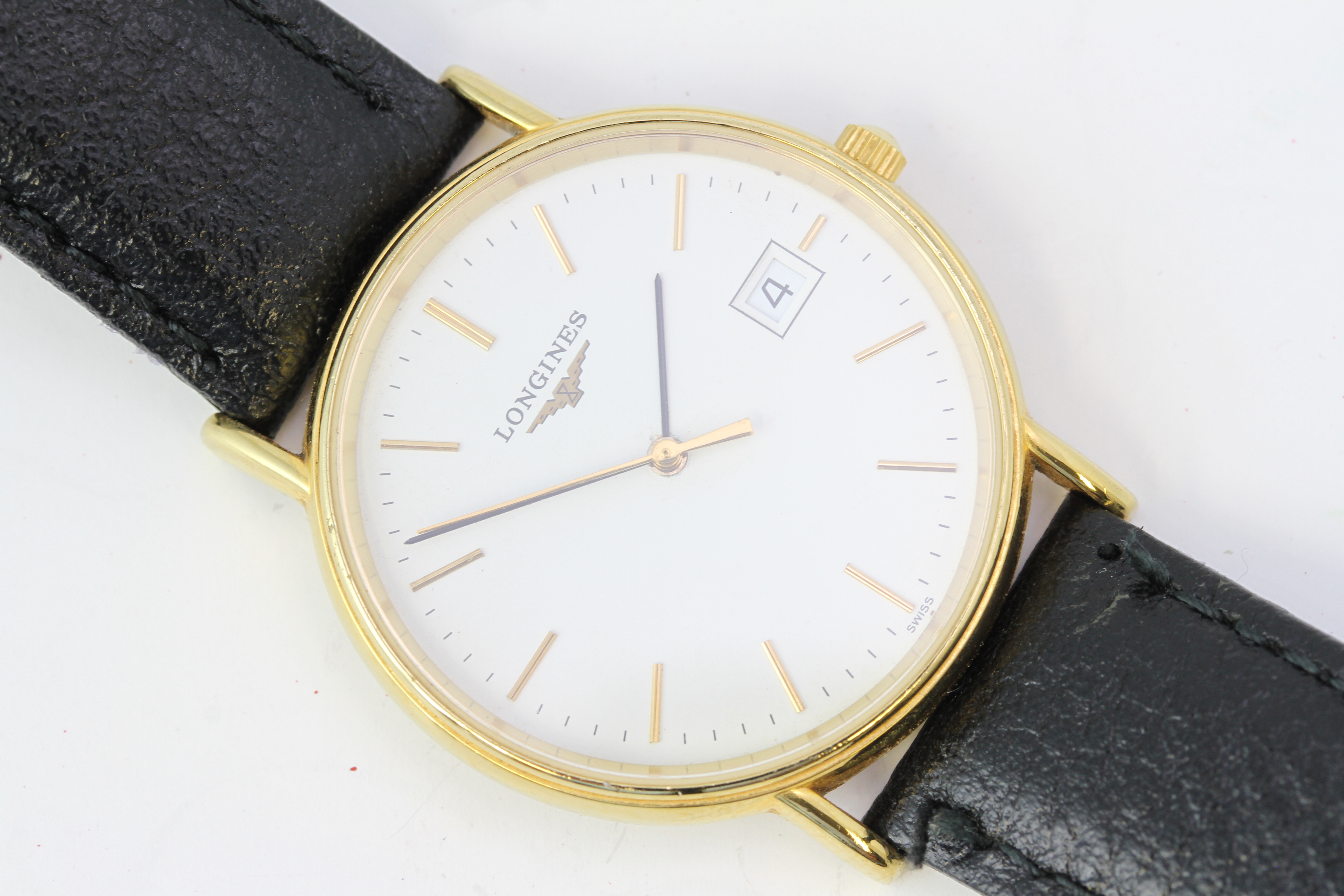 LONGINES GOLD PLATED QUARTZ WRISTWATCH