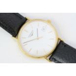 LONGINES GOLD PLATED QUARTZ WRISTWATCH