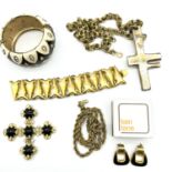 Vintage Christian Dior and Kenneth jay lane quanity of jewellery. This lot includes a large K.J lane