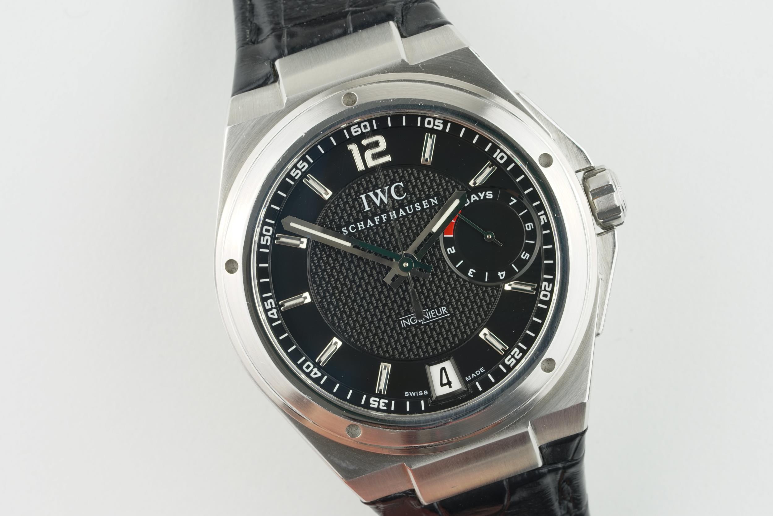 IWC SCHAFFHAUSEN INGENIEUR AUTOMATIC POWER RESERVE WRISTWATCH REF. IW500501 CIRCA 2011, circular - Image 2 of 4