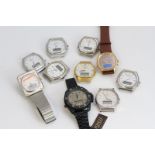 JOB LOT OF 10 WATCHES INCLUDING BULOVA, MICROMA AND ACCUTRON