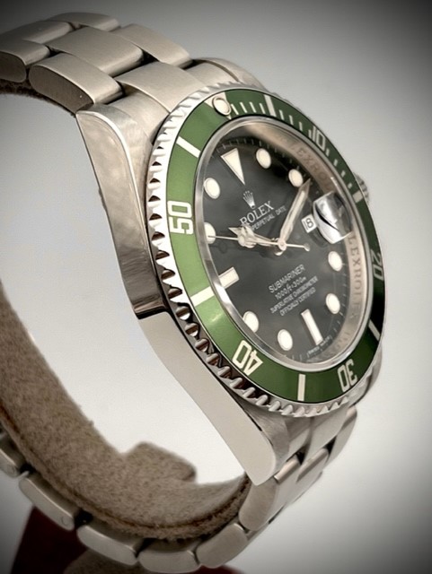 ROLEX SUBMARINER 'KERMIT' BOX AND PAPERS 2010 REFERENCE 16610LV - Image 10 of 10