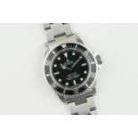 ROLEX OYSTER PERPETUAL SUBMARINER 4 LINER WRISTWATCH REF. 14060M RANDOM SERIAL, circular black