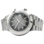 GENTLEMAN'S RARE OMEGA DE VILLE CHRONOSTOP GREY DIAL, 146.012, CIRCA. 1969 WITH ORIGINAL BOX,