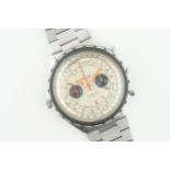 BREITLING CHRONOMAT AUTOMATIC CHRONOGRAPH VINTAGE WRISTWATCH REF. 1808, circular twin register