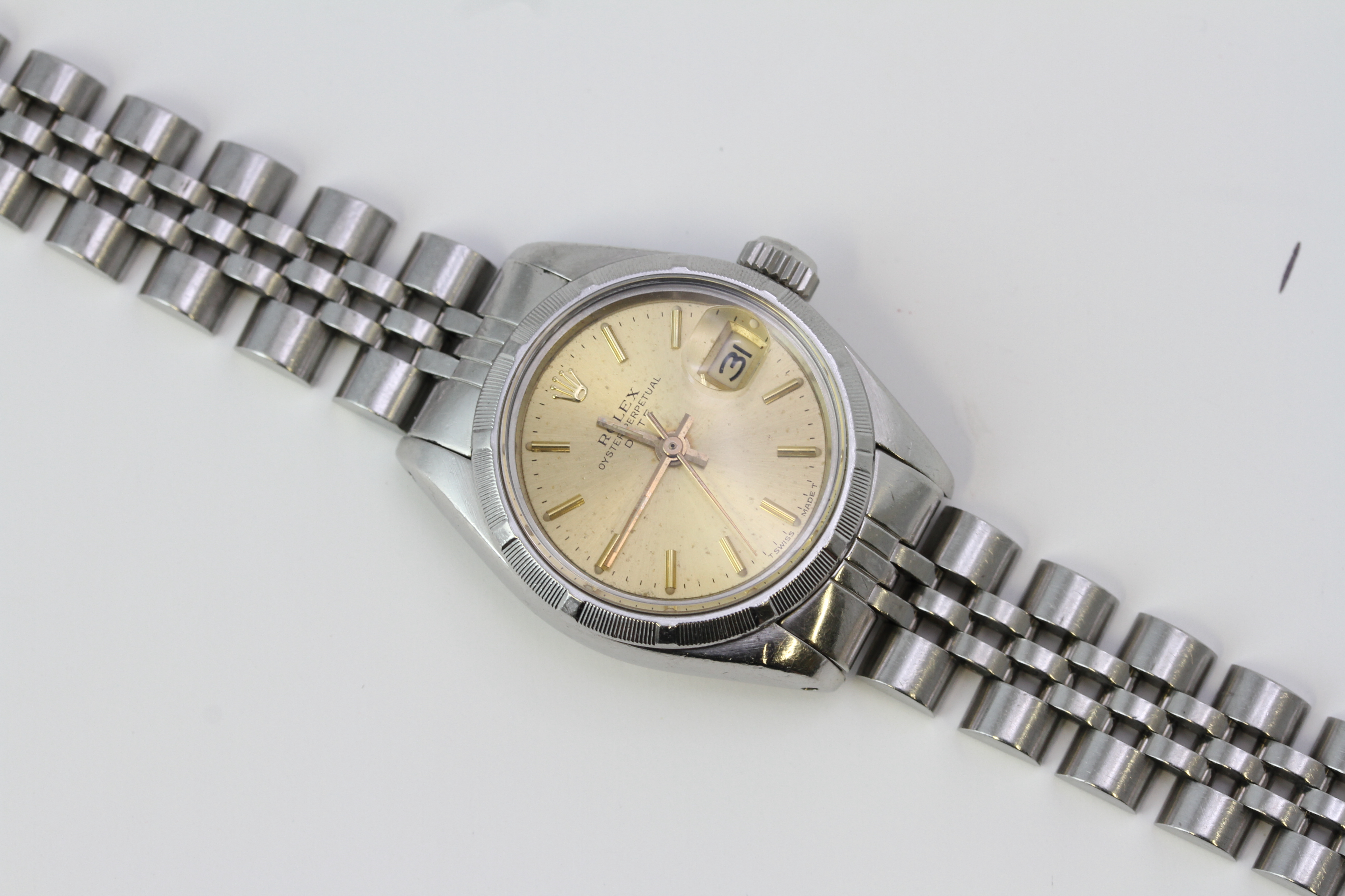 LADIES ROLEX OYSTER PERPETUAL DATE REFERENCE 6919 CIRCA 1980