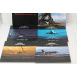 *TO BE SOLD WITHOUT RESERVE* 4 OF BREITLING RUNWAY BOOKS AND 2 BREITLING EMERGENCY BOOKS