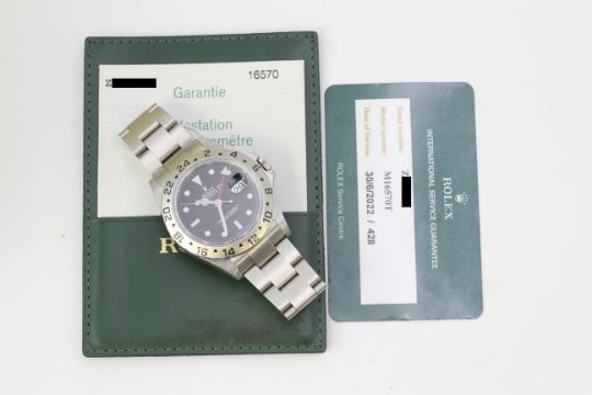 ROLEX EXPLORER II BOX AND PAPERS 2007 RECENTLY SERVICED 16570 - Image 3 of 5