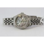 LADIES ROLEX DATEJUST MOP DIAMOND DIAL REFERENCE 69240