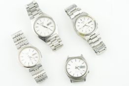 GROUP OF 4 SEIKO WRISTWATCHES, job lot of seiko wristwatches, not currently running.*** Please