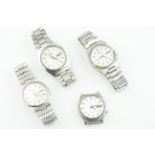 GROUP OF 4 SEIKO WRISTWATCHES, job lot of seiko wristwatches, not currently running.*** Please