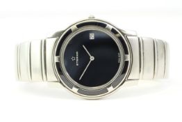 *TO BE SOLD WITHOUT RESERVE* ETERNA GALAXIS REFERENCE 3106.41, circular blue dial, date aperture,