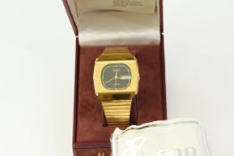 *TO BE SOLD WITHOUT RESERVE* VINTAGE RADO DIASTAR WITH RADO AL - GHAZALI BOX AND PAPERS 1976, gold