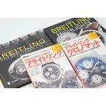 BREITLING HIGHLIGHTS BOOKS BY HENNING MUTZLITZ AND BREITLING SUPER ITEM BOOK 5 AND 9