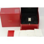CARTIER TANK BASCULANTE REFERENCE 2405 BOX AND PAPERS 1999