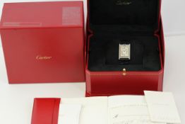 CARTIER TANK BASCULANTE REFERENCE 2405 BOX AND PAPERS 1999