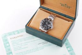 ROLEX OYSTER PERPETUAL DATE SUBMARINER W/ BOX & GUARANTEE PAPERS REF. 16610 CIRCA 2002