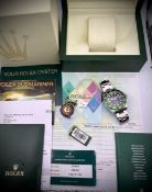 ROLEX SUBMARINER 'KERMIT' 16610LV BOX AND PAPERS 2006