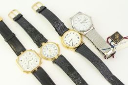 *TO BE SOLD WITHOUT RESERVE* A GROUP OF 4 WATCHES INCLUDING CITIZEN QUARTZ, PULSAR, JEAN D'EVE