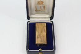 SPECIAL SOLID 18CT DUNHILL PARIS CIRCA LATE 1950S/60S WITH BOX