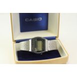 *TO BE SOLD WITHOUT RESERVE* RARE CASIO VINTAGE MELODY ALARM reference 042953, stainless steel