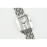 PATEK PHILIPPE GONDOLO 18CT WHITE GOLD WRISTWATCH REF. 5024/1, rectangular white dial with arabic