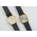 ***TO BE SOLD WITHOUT RESERVE*** PAIR OF RAYMOND WEIL GOLD PLATED WRISTWATCHES