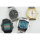 ***TO BE SOLD WITHOUT RESERVE*** GROUP OF FOUR VINTAGE WATCHES INCLUDING SEIKO AND TISSOT, group