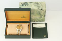 ROLEX DATEJUST STEEL AND GOLD REFERENCE 16233 BOX AND PAPERS 1991