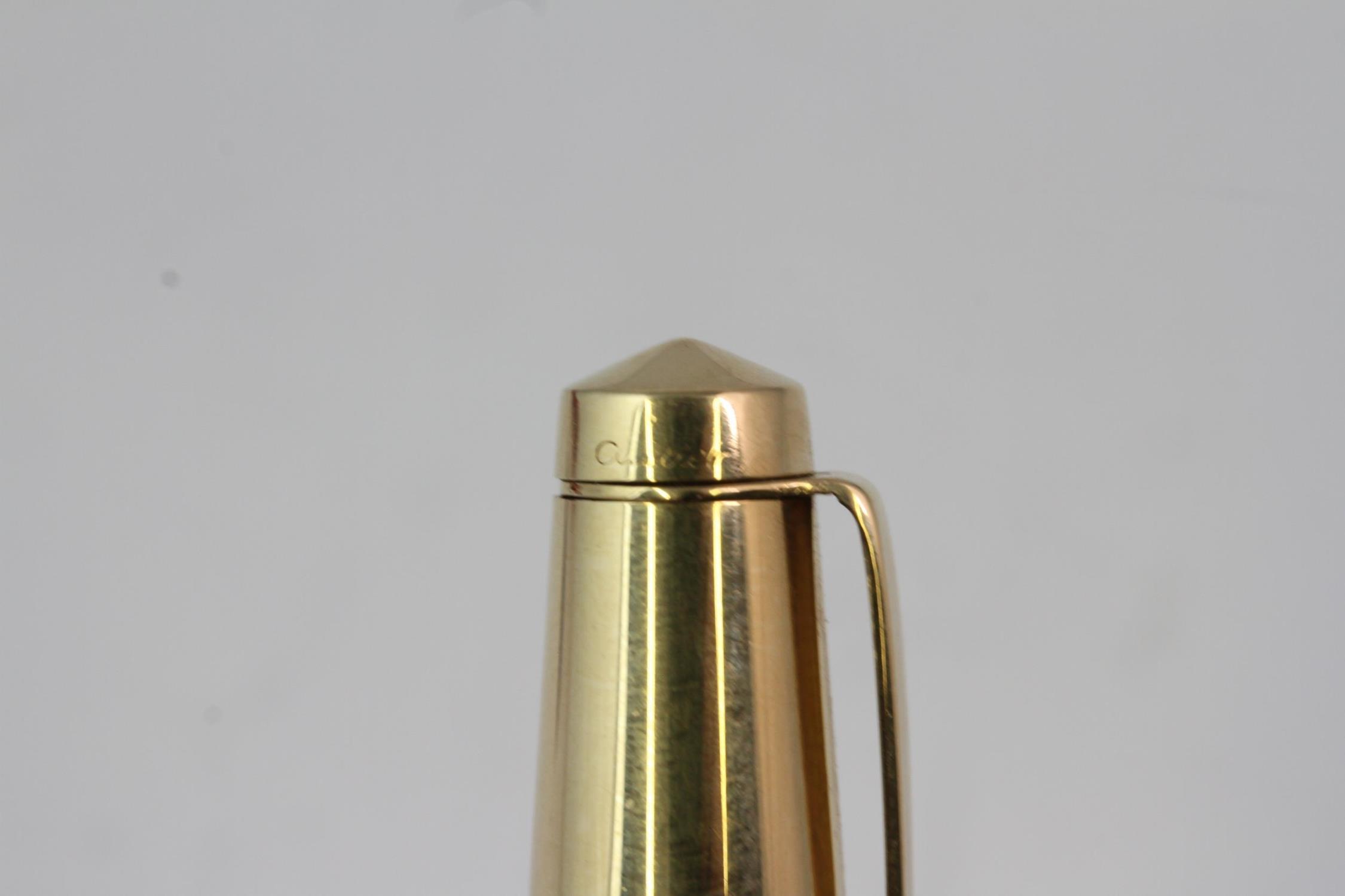 Rare Cartier French Fountain Pen 18K, Cartier Yellow Gold Pen from the 1930s, comes with the - Image 5 of 5