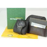 BREITLING COLT SKYRACER REFERENCE X74320 WITH BOX AND PAPERS 2018, black dial with luminour Arabic