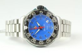 TAG HEUER FORMULAR 1 REFERENCE WAC1112-0, blue dial, baton and Arabic hour markers, black rotating