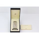 DUNHILL 'CLUB' TABLE LIGHTER WITH BOX AND PAPERS