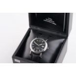 LEXUS AUTOMATIC WRISTWATCH W/ BOX & PAPERS, circular black dial with hour marker and hands, 40mm