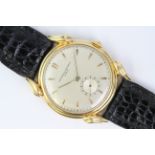 RARE VINTAGE VACHERON & CONSTANTIN DRESS WATCH CIRCA 1950s, silvered dial with gold dagger hour