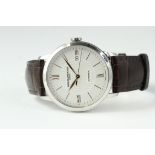 BAUME & MERCIER CLASSIMA 65773 AUTOMATIC WITH BOX, silvered dial, rose gold hour markers and