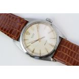 VINTAGE ROLEX OYSTER PRECISION REFERENCE 6426 CIRCA 1962, circular cream dial with baton hour