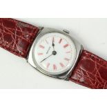 VINTAGE ROLEX MECHANICAL WRISTWATCH, circular white dial with roman numeral hour markers, 29mm steel