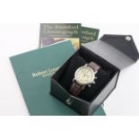 ROBERT LOOMES STAMFORD CHRONOGRAPH LTD EDITION 100 WRISTWATCH W/ BOX & PAPERS, circular cream