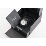 BAMFORD WATCH DEPARTMENT LIFE IS A DREAM WRISTWATCH W/ BOX & GUARANTEE, circular white dial with