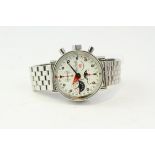 ALAIN SILBERSTEIN KRONO 2 AUTOMATIC LIMITED EDITION, circular white dial with dot hour markers,