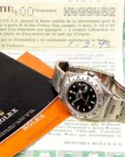 ROLEX EXPLORER 2 16750 BOX AND PAPERS 1993