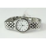 LONGINES FLAGSHIP AUTOMATIC REFERENCE L4.274.4, white dial, 26mm stainless steel case and