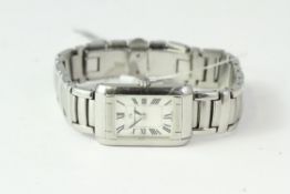 MAURICE LACROIX REF 59744, rectangular case and dial, stainless steel, quartz